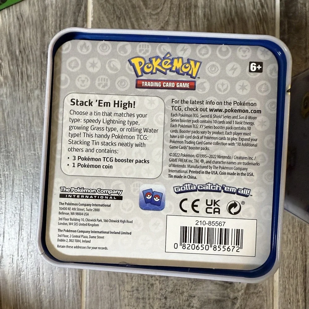 Pokémon Empty Tins‎ Lot And Shrouded Fable Box Empty
